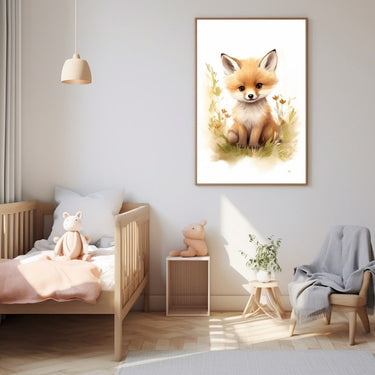 Little Fox Painting